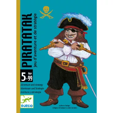 Kártyajáték: Kalóz csata (Piratatak) Djeco