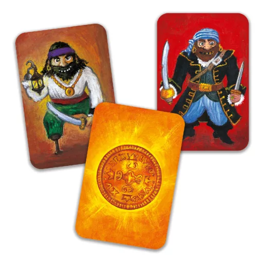 Kártyajáték: Kalóz csata (Piratatak) Djeco