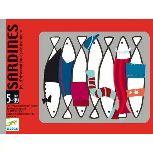 Kártyajáték: Hal halmozó (Sardines) Djeco