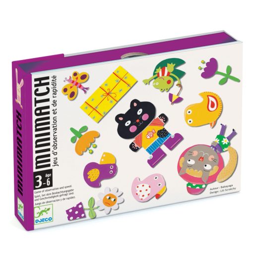 Kártyajáték: Memória (Minimatch) Djeco