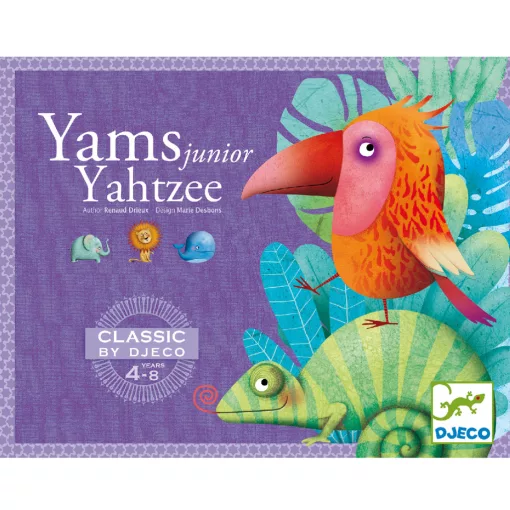 Társasjáték: klasszikus kockapóker – Junior (Yams) Djeco