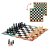   Társasjáték klasszikus: Sakk, Kínai sakk és Dáma (Chess+Checkers) Djeco