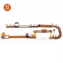 Építőjáték: 43 db-os varázslatos fa építőjáték (Zig and Go Junior – Magic) Djeco