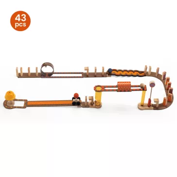   Építőjáték: 43 db-os varázslatos fa építőjáték (Zig and Go Junior – Magic) Djeco