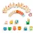  Húzható- és építőjáték: Kisvonat, 34 db-os (Créaroule, my little train) Djeco