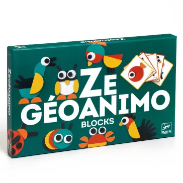 Képkirakó: Geometrikus állatképek (Ze Geoanimo) Djeco