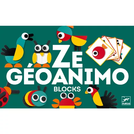 Képkirakó: Geometrikus állatképek (Ze Geoanimo) Djeco
