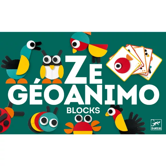 Képkirakó: Geometrikus állatképek (Ze Geoanimo) Djeco