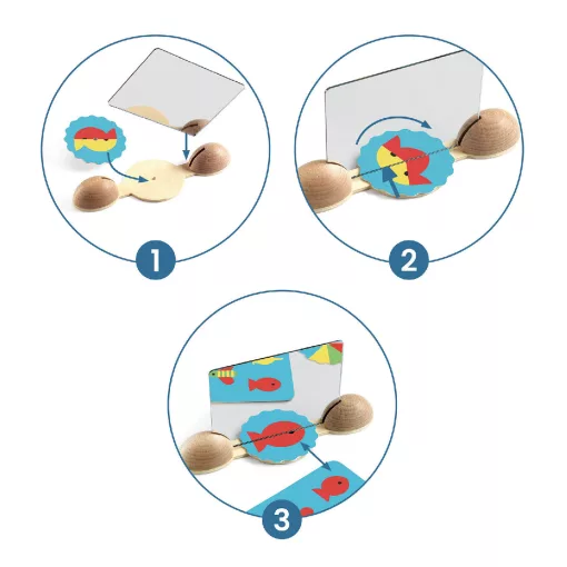 Képkirakó: Tükröző halak (Ze Mirror Images) Djeco