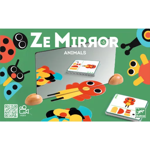 Képkirakó: Tükröző állatfigurák (Ze Mirror Animals) Djeco