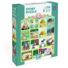 Mese puzzle: A három kismalac, 35 db-os (The Three Little Pigs) Djeco