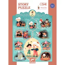 Mese puzzle: Pinokkió, 54 db-os (Pinocchio) Djeco