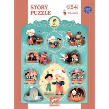 Mese puzzle: Pinokkió, 54 db-os (Pinocchio) Djeco