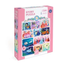 Mese puzzle: Hamupipőke, 54 db-os (Cinderella) Djeco