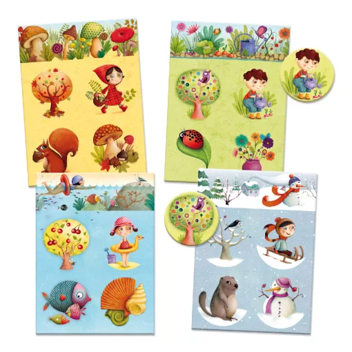 Képes lottó: Négy évszak (4 seasons) Djeco