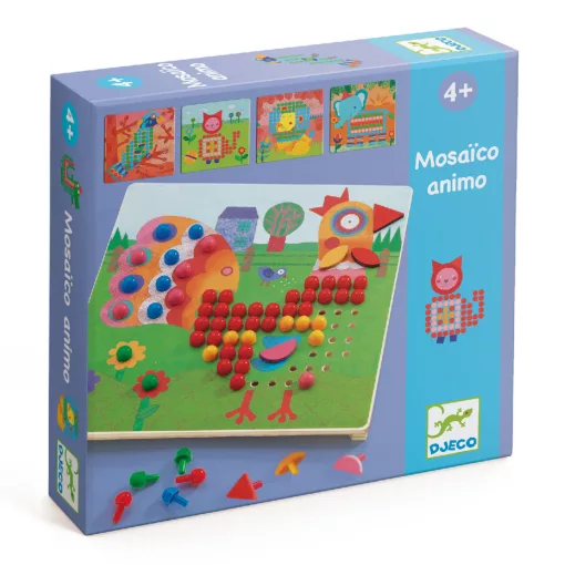 Pötyi mozaik: Állatok (Mosaico Animo) Djeco