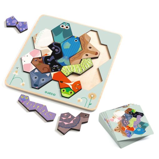 Fejlesztő játék: Állatformák kirakója (Eduludo FormAnimo) Djeco