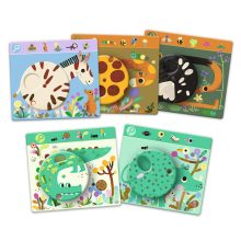 Fejlesztő játék, megfigyelés: Keress és pörgess, Szavanna (Eduludo Obs Savana) Djeco