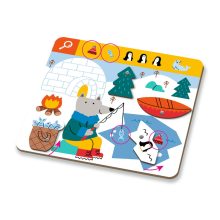 Fejlesztő játék, megfigyelés: Keress és pörgess, Kaland (Eduludo Obs Explore) Djeco