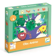   Fejlesztő játék, megfigyelés: Keress és pörgess, Állatok (Eduludo Obs Animo) Djeco