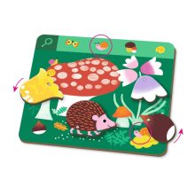 Fejlesztő játék, megfigyelés: Keress és pörgess, Állatok (Eduludo Obs Animo) Djeco