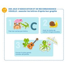 Fejlesztő játék: Csak Francia nyelvre (Grand coffret Lettres) Djeco