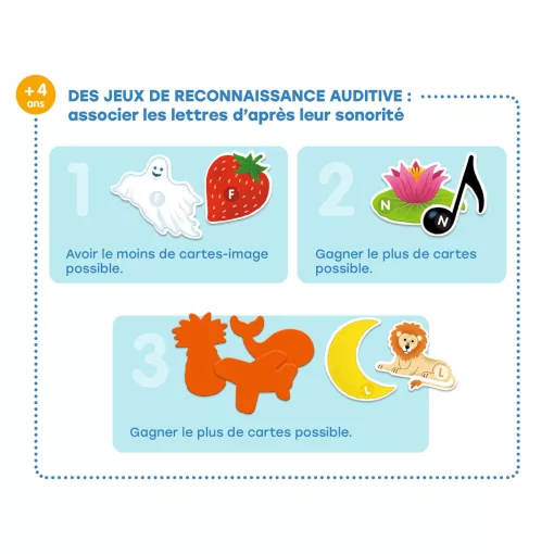 Fejlesztő játék: Csak Francia nyelvre (Grand coffret Lettres) Djeco