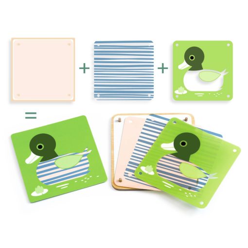 Fejlesztő játék: Állati tervezés (Eduludo Animologix) Djeco