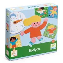 Fejlesztő játék: Testrészek, bingó (Bodyco) Djeco