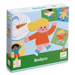 Fejlesztő játék: Testrészek, bingó (Bodyco) Djeco