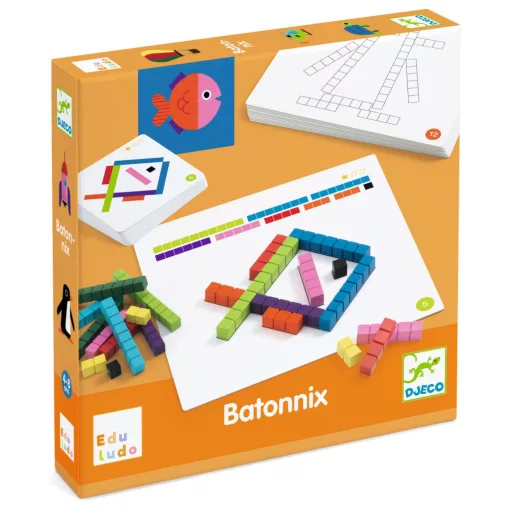 Fejlesztő játék: Mérőrúd-hálózat (Eduludo Batonnix) Djeco