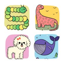 Rajzolás lépésről lépésre: Mintázat (Eduludo Step by Step Lama and Co) Djeco