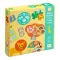 Társasjáték 5 az 1-ben: Vadállatok (Wild animals, 5 GAMES) Djeco