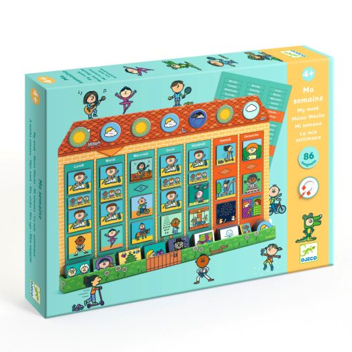 Fejlesztő játék: A hetem (My week) Djeco