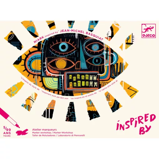 Művészeti műhely: Brooklyn (Inspired by Jean-Michel BASQUIAT) Djeco