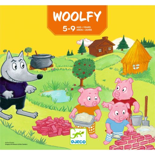 Társasjáték: A három kismalac (Woolfy) Djeco