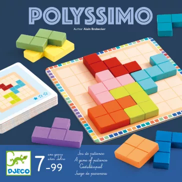 Logikai játék: Tetris négyzetkirakó (Polyssimo) Djeco