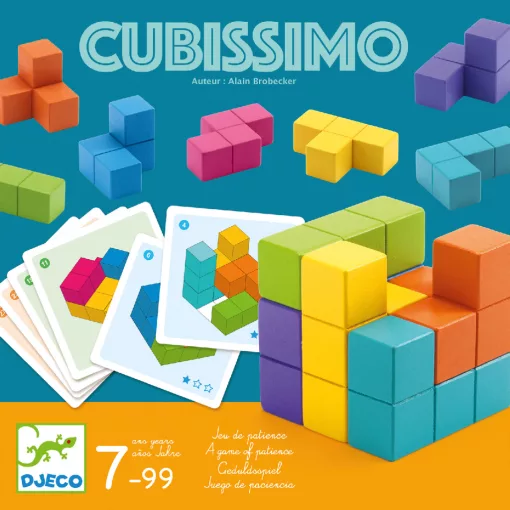 Logikai játék: Kockakirakó (Cubissimo) Djeco