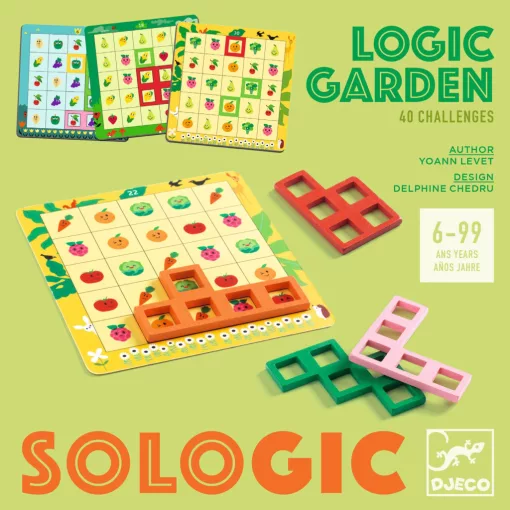 Logikai játék: Logikus kert (Logic garden) Djeco