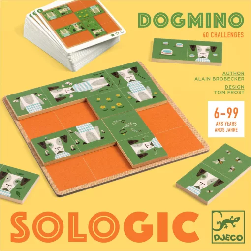 Logikai játék: Kutyagoló (Dogmino) Djeco