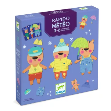 Társasjáték - Öltözz Teó!  - Rapido Meteo