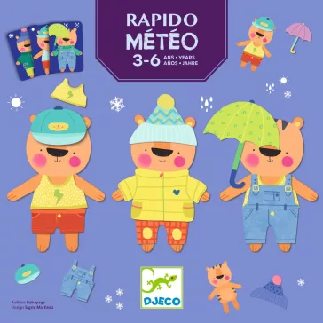 Társasjáték - Öltözz Teó!  - Rapido Meteo