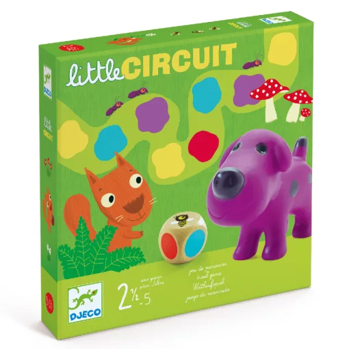 Társasjáték: Színlépegetős (Little circuit) Djeco
