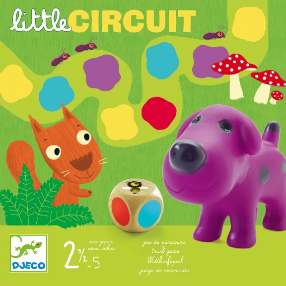 Társasjáték: Színlépegetős (Little circuit) Djeco