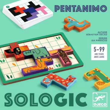 Logikai játék: Hétszer öt (Pentanimo) Djeco