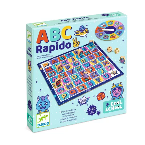 Társasjáték: Szókincs bajnokság (ABC Rapido) Djeco