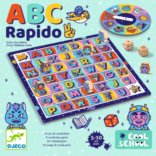 Társasjáték: Szókincs bajnokság (ABC Rapido) Djeco