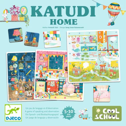 Társasjáték: Fedél alatt (Katudi Home) Djeco