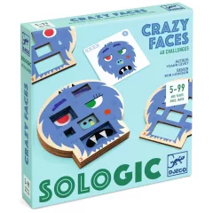 Logikai játék: Szörnyűlködés (Crazy faces) Djeco