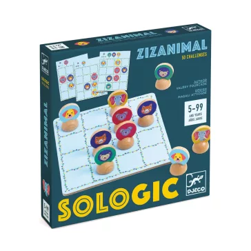 Logikai játék: Zizi állatok (Zizanimal) Djeco